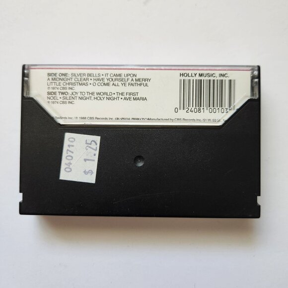 Andy Williams Christmas Cassette Tape 1988 CBS Records Joy To The World Ave Mari - Picture 2 of 5